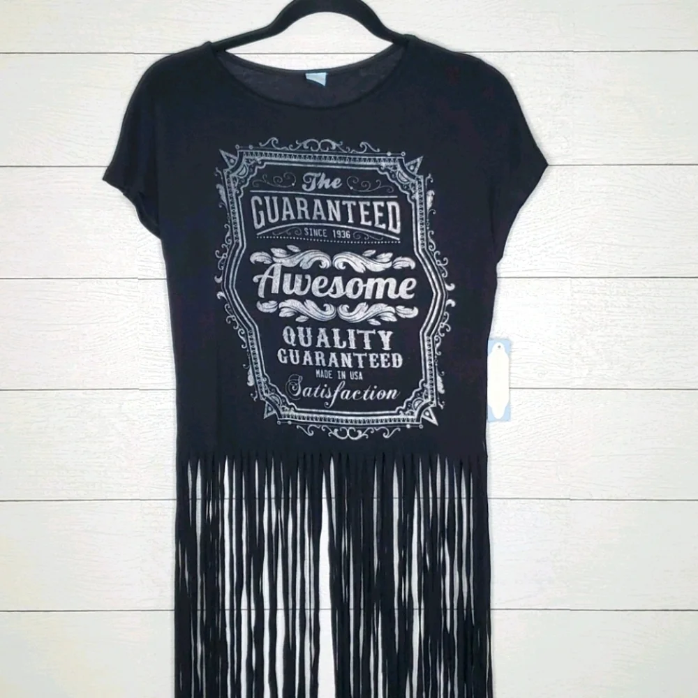 CLOUDLESS | FRINGE TEE - Picture 2 of 4